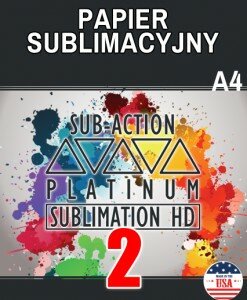 100 szt. - Papier sublimacyjny Sub-Action Platinum ver 2 (FORMAT A4)